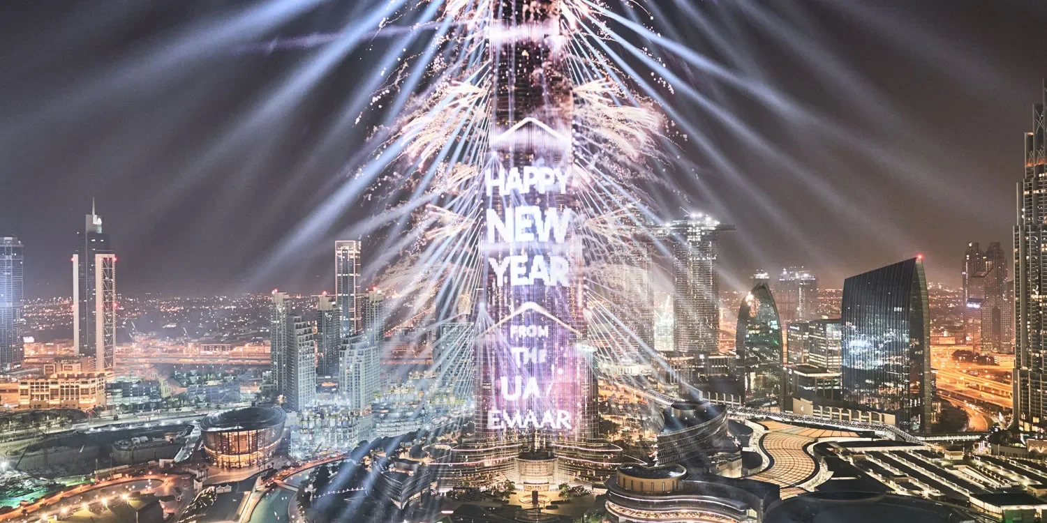Burj Khalifa New Year’s Eve Fireworks Display